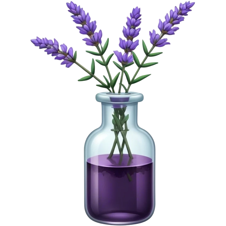 Dead lavendel in bottle emoji