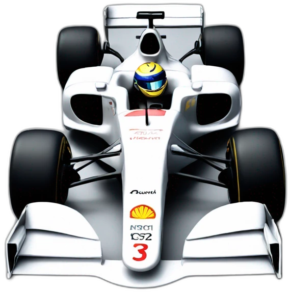 Formula 1 car emoji