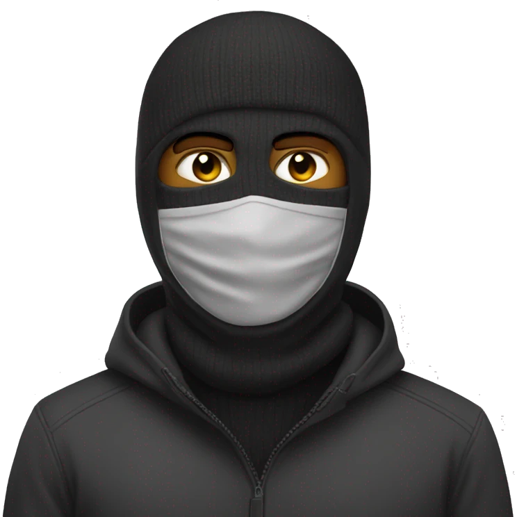 man in ski mask emoji