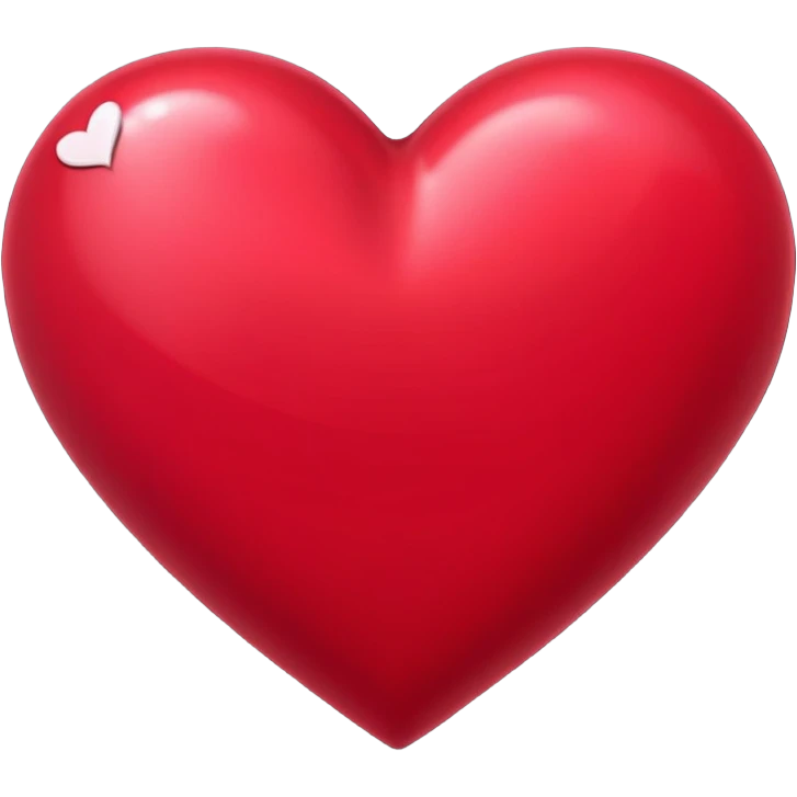 Corazon burdeos con un lazo emoji