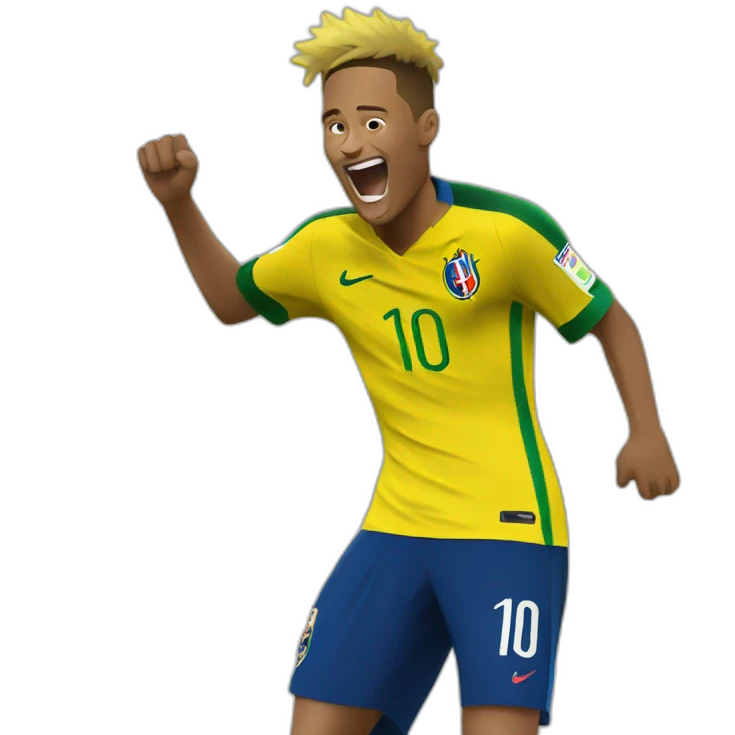 Neymar celebrating emoji