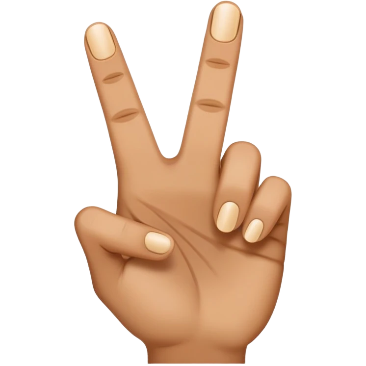 2 fingers inside  emoji