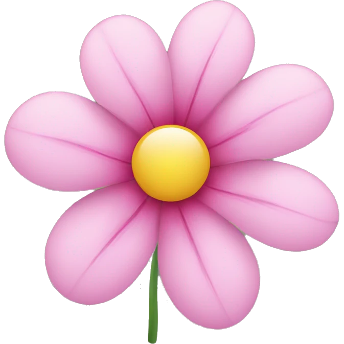 Pink flower emoji