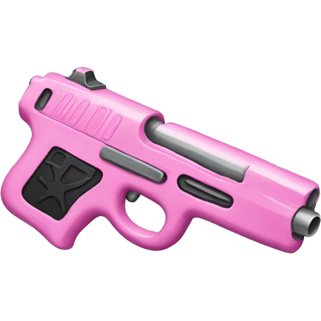 pink gun emoji