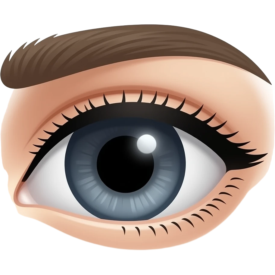 black eye with eyelash emoji