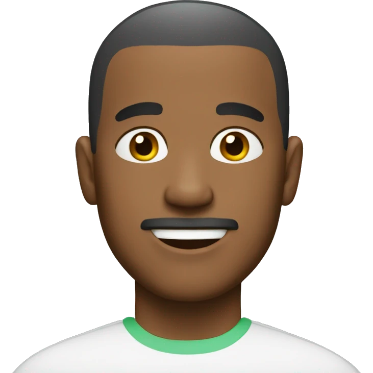 Man with buzz haircut emoji