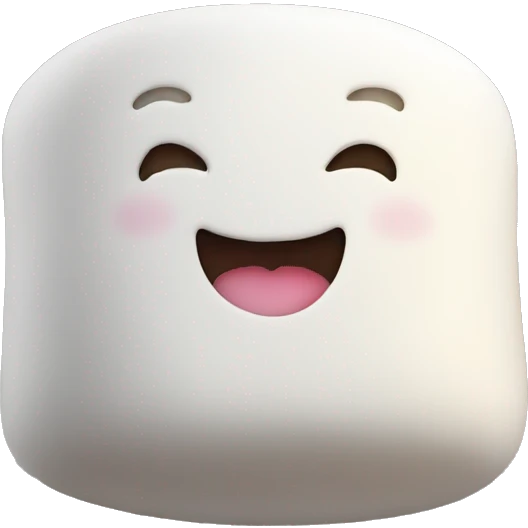 marshmellow to stick emoji