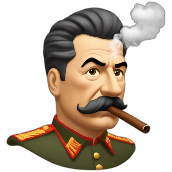 Joseph stalin smoke cigar emoji