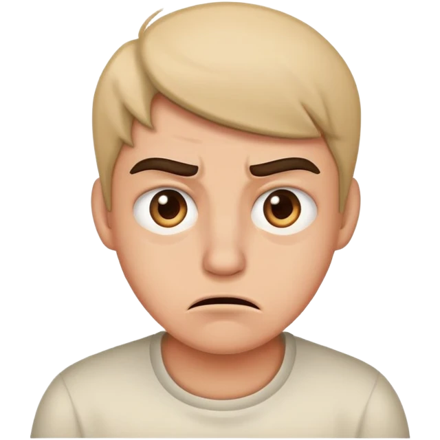 Disgusted look ￼ emoji