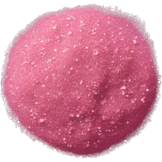 Pink glitter powder  emoji