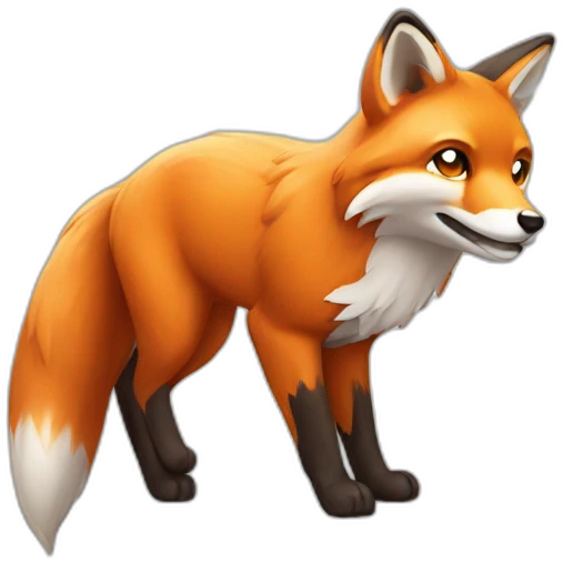 fox with energy emoji