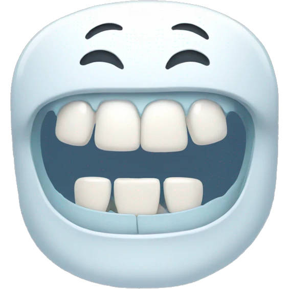 Clear braces emoji