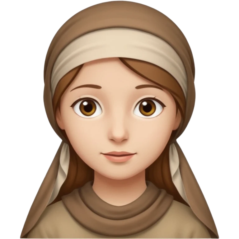 young modest jewish girl head covering emoji