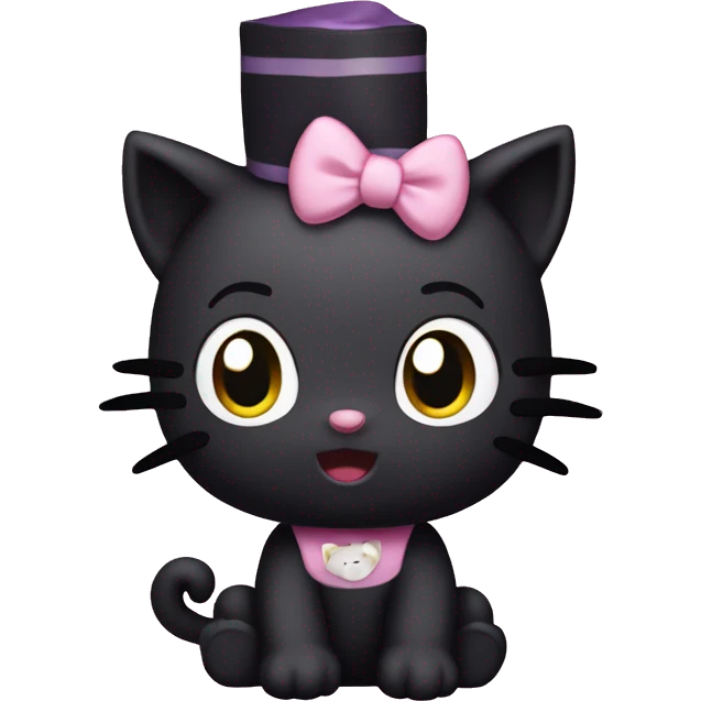 Hello kitty character kuromi emoji