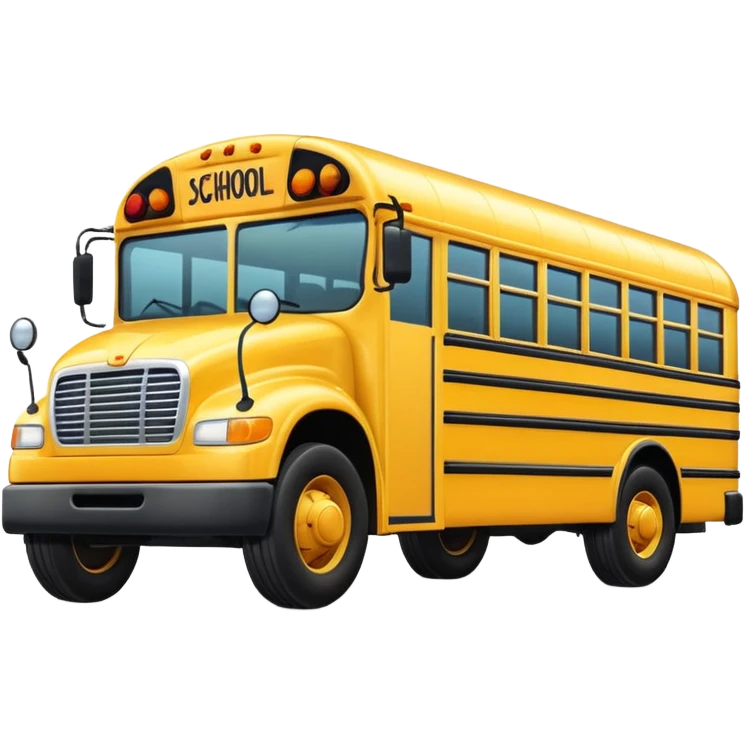 bus escolar  emoji