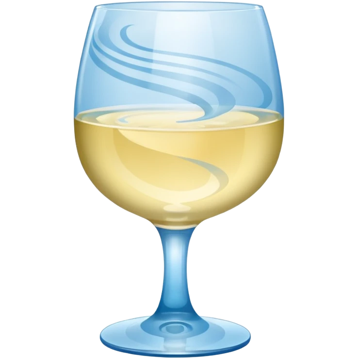 1 Baijiu cup with light blue wine emoji
