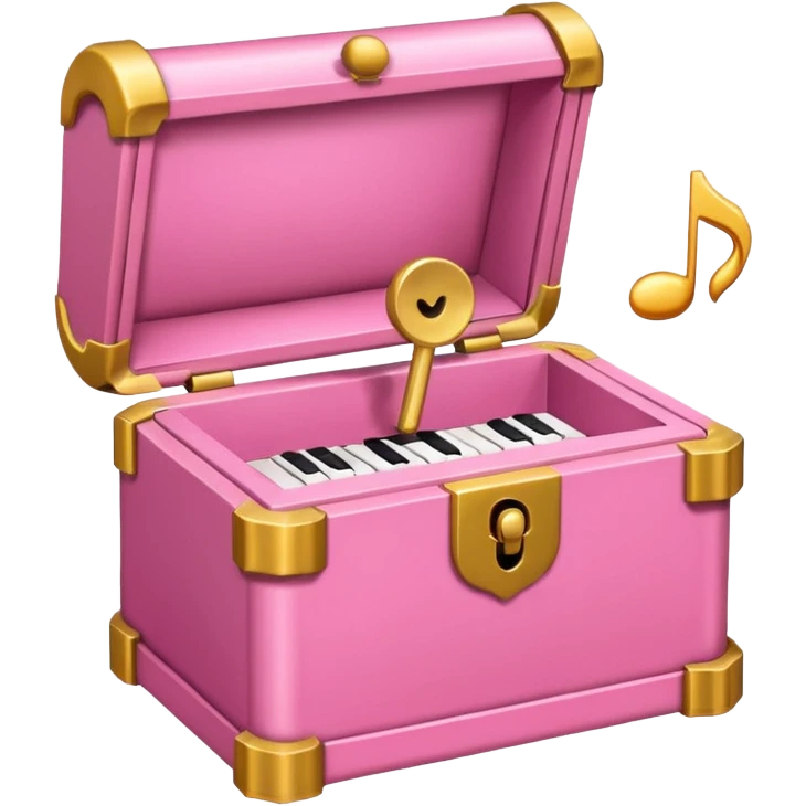 pink music box emoji