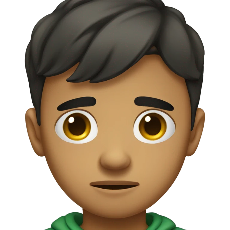 Mexican sad boy crying emoji