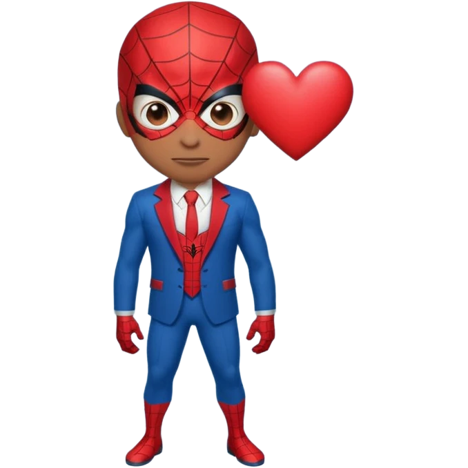 Spiderman heart emoji emoji