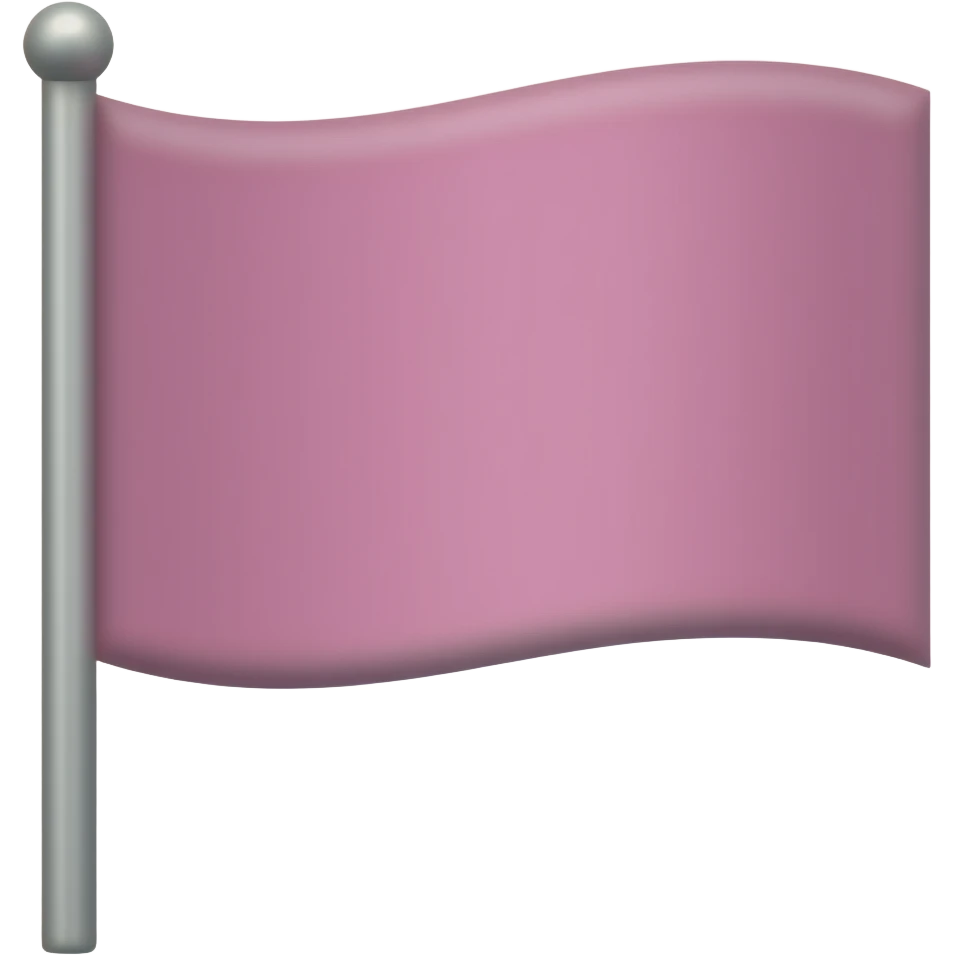 Pink flag emoji
