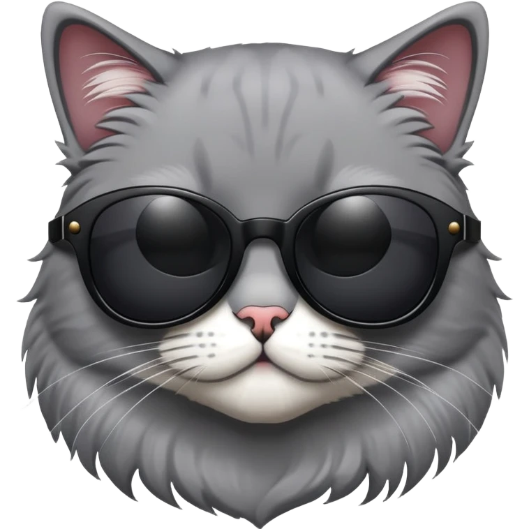 Cat wearing sunglasses emoji