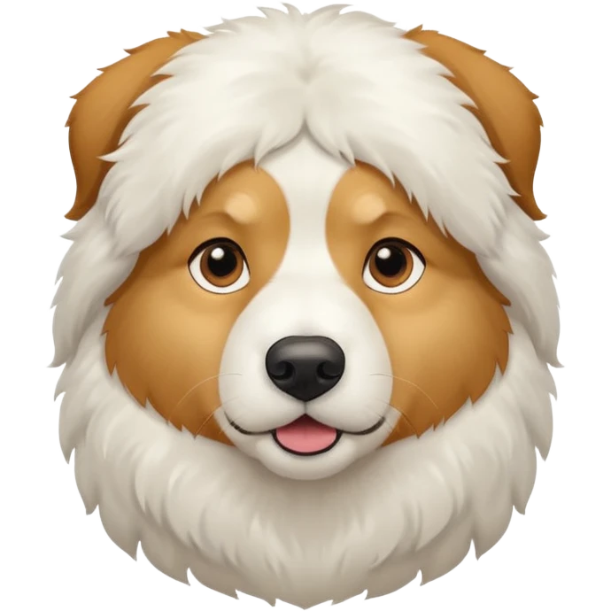 pyrenees mountain dog white emoji