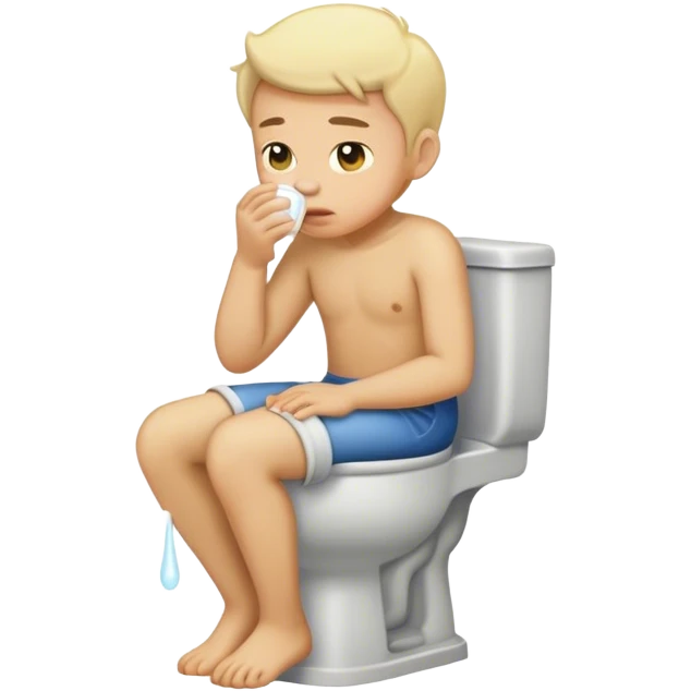Peeing emoji