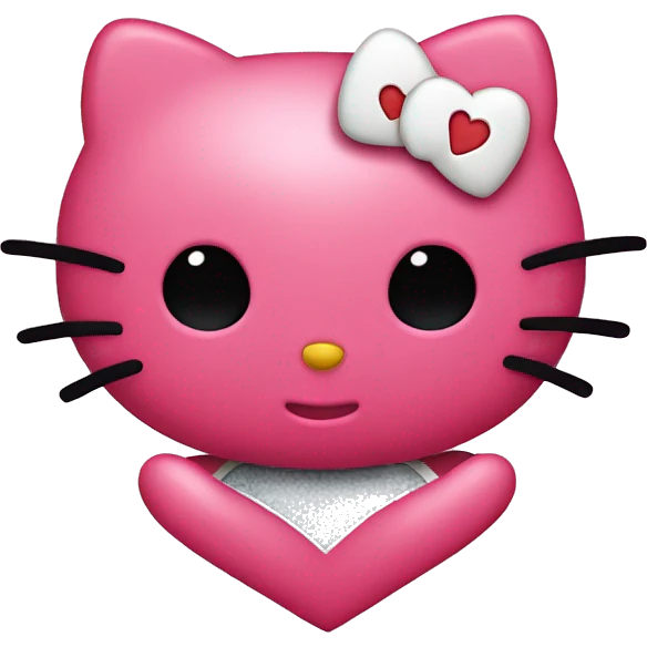 hellokitty heart emoji