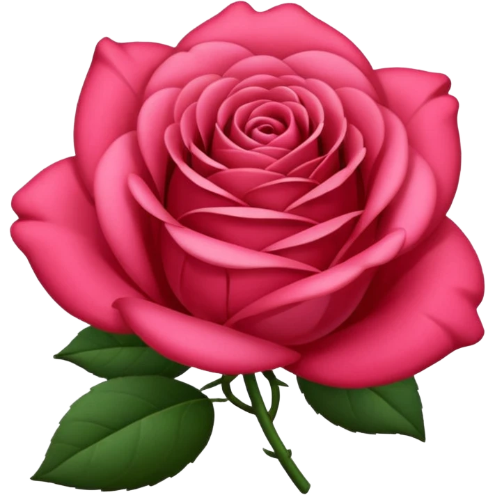 Emoji rosa negra en 2D emoji