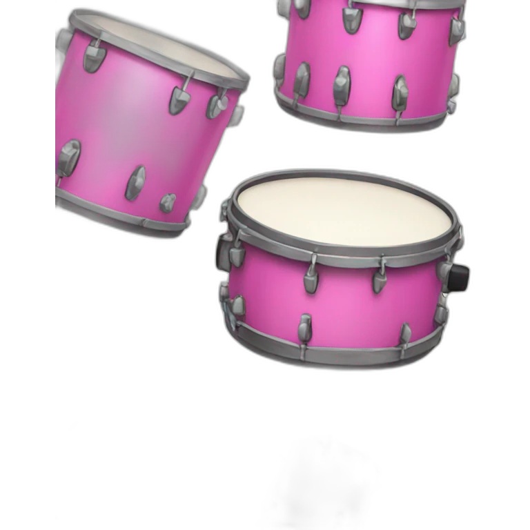 pink drums  emoji