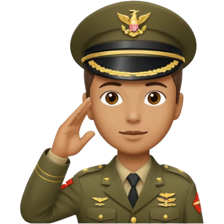 military salute emoji