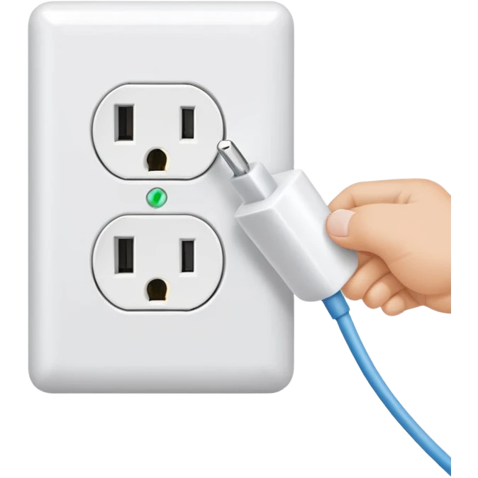 pulling the plug from an outlet emoji