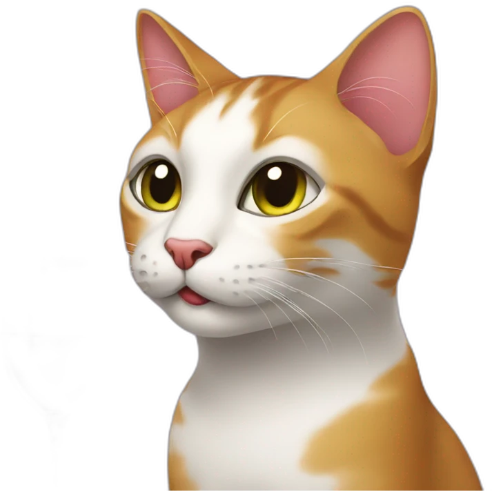 Cat drinks wine emoji