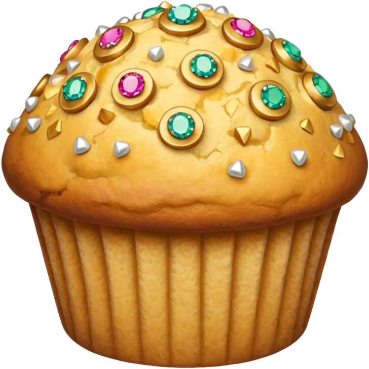 Treasure muffin emoji