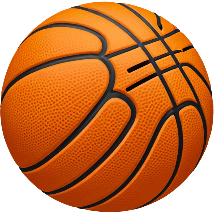 basketball with bold seams emoji