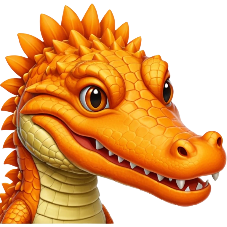 orange furry alligator emoji