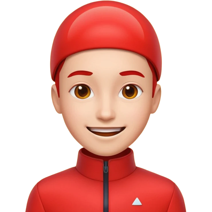 CYBERPUNK HAPPY RED emoji