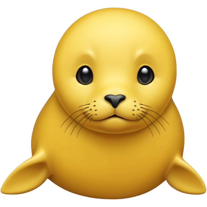 Yellow seal emoji