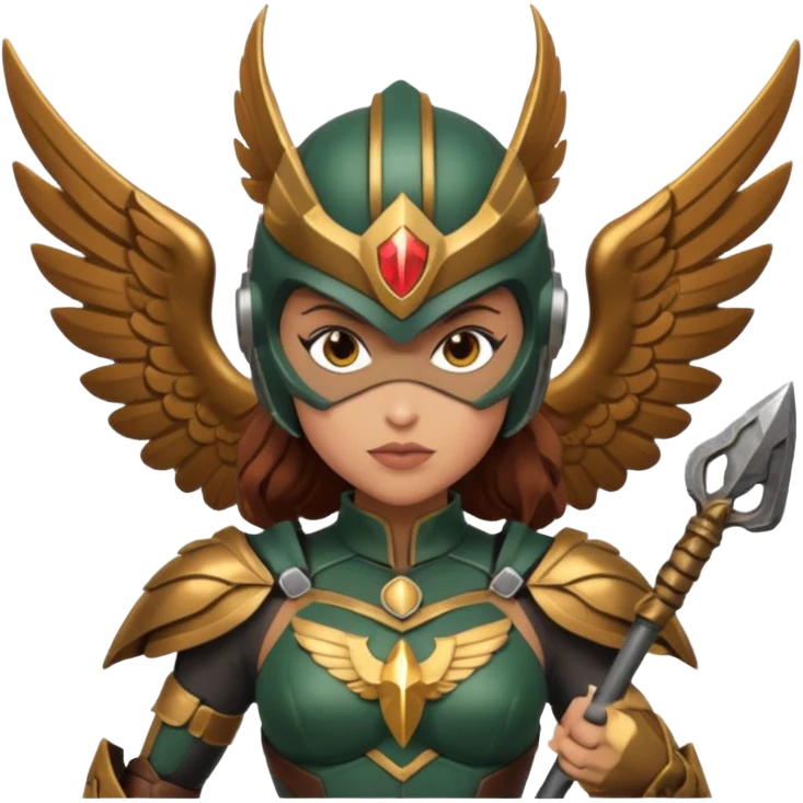 Hawkgirl from Justice League emoji