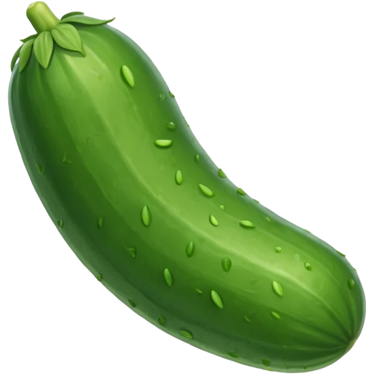 Sexy cucumber emoji