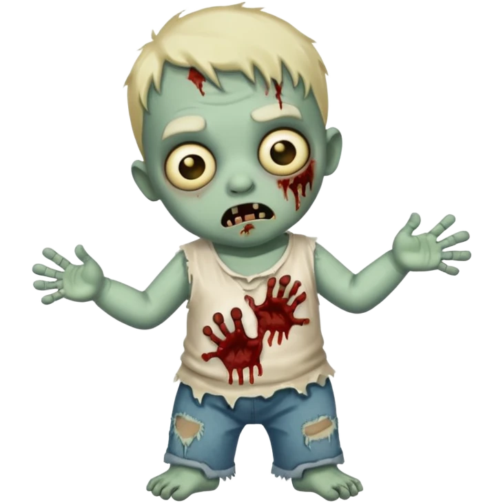 Zombie baby emoji