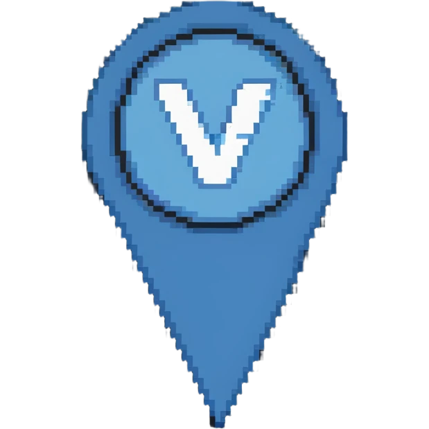 blue tick with white outline emoji