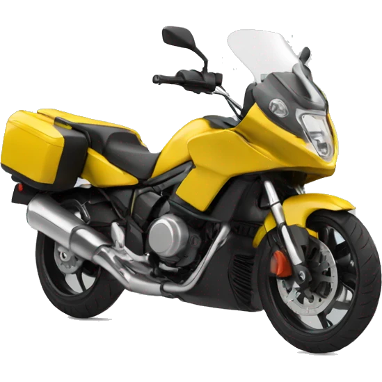 Moto en movimiento orizontal emoji