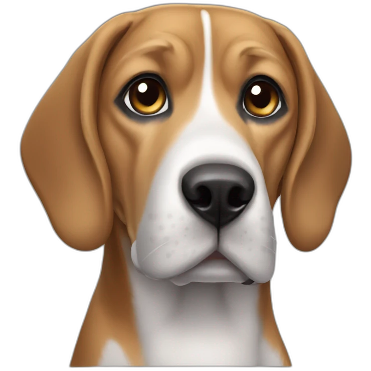 Beagle, Mastiff, Grey Color, Grey Eyes emoji