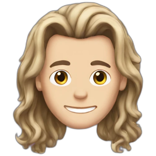 long hair Harry styles emoji