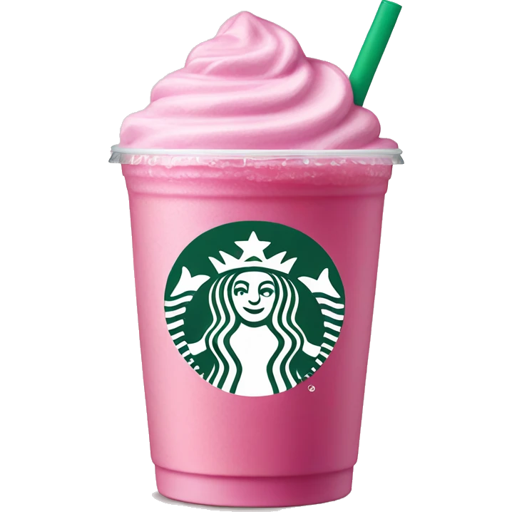 pink drink from starbucks emoji