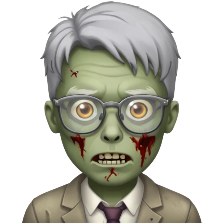 zombie glasses emoji