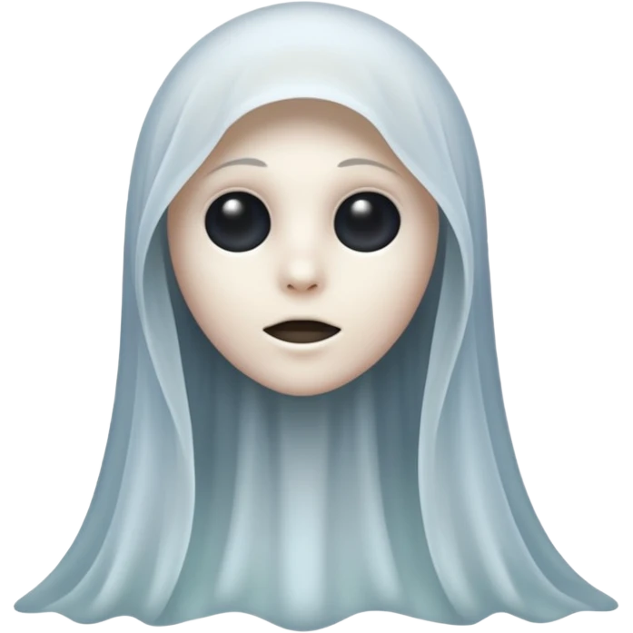 ghost looking sideway emoji
