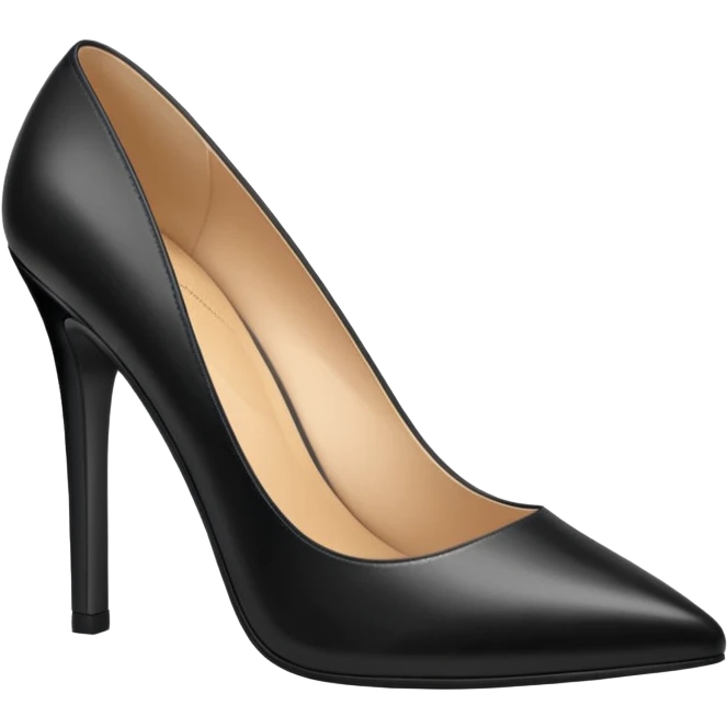 Black office pumps emoji