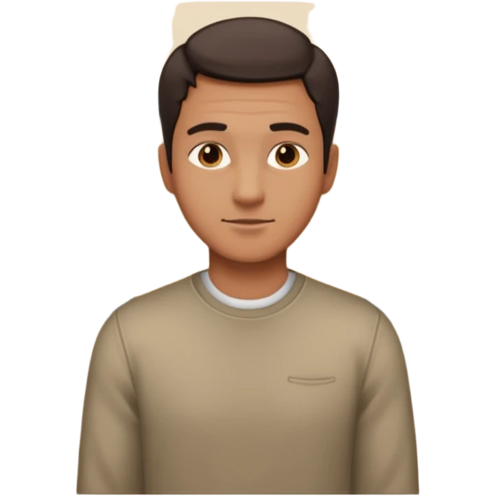 Man leaning against wall emoji